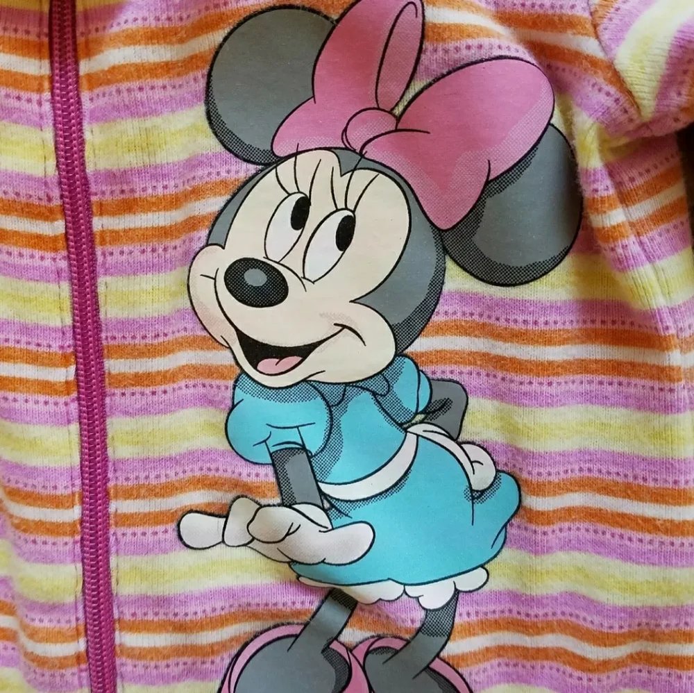 Disney Store Mini Mouse Sleeper Baby Girl 6-9 Mo's